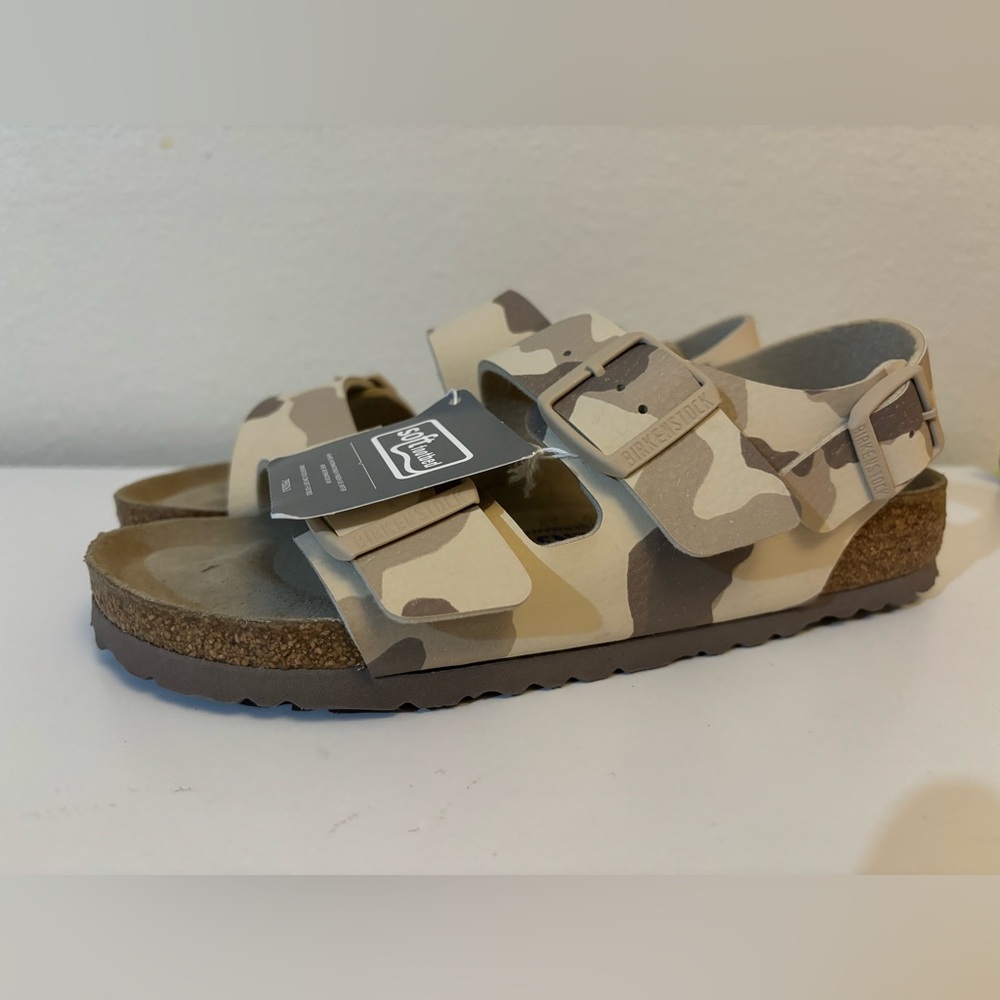 Birkenstock Milano Softbed Birko-Flor Sandals - Picture 3 of 7